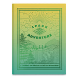 CHRONICLE BOOKS Guided Journal: Spark Adventure - A Journal for Trailblazers and Wanderers, Green/Gold Cover, (88) 8 x 6 Sheets (CHB978179722216) Each