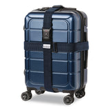 Brookstone® Cross Luggage Strap and TSA Combination Lock, Blue (BKTBSLS0001) Each