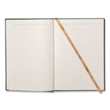 DesignWorks Ink® Hardcover Journal, Narrow Rule, Green/Gold Soft-Touch Synthetic Suede Cover, (80) 7.88 x 5.5 Sheets (DWOTJB5824ST) Each
