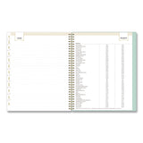 Blue Sky® Day Designer Secret Garden Mint Academic Weekly/Monthly Twin-Wire Notes Planner, 11 x 8.5, 12-Month: July 2025 to June 2026 (BLS137896A26) Each