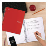 Five Star® Wirebound Notebook, 3-Subject, Medium/College Rule, Fire Red Cover, (150) 11 x 8.5 Sheets (ACC72065) Each