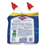 Clorox® Disinfecting Toilet Bowl Cleaner with Bleach, Rain Clean Scent, 24 oz Bottle, 2/Pack, 6 Packs/Carton (CLO30924CT) Case of 12