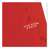 Five Star® Wirebound Notebook, 3-Subject, Medium/College Rule, Fire Red Cover, (150) 11 x 8.5 Sheets (ACC72065) Each