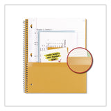 Five Star® Wirebound Notebook, 3-Subject, Medium/College Rule, Fire Red Cover, (150) 11 x 8.5 Sheets (ACC72065) Each