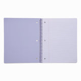 DesignWorks Ink® Twin-Wire Notebook, Randomly Assorted Pastel Marble Cover Designs, 1-Subject, Medium/College Rule, (80) 10.5 x 8.5 Sheets (DWOTTWSA115ST) Each