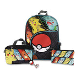 Bioworld® Pokemon Kids 5-Piece Backpack Set, Multicolor (BWRB1B7Y0QPOKSB) Each