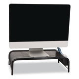Mind Reader Metal Mesh Monitor Stand, For Up to 24" Monitors, 19" x 10.5" x 5.5", Black, Supports 22 lb (EMSMESHMBLK) Each