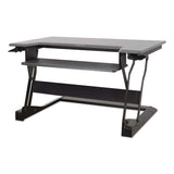 WorkFit™ by Ergotron® WorkFit-T Adjustable Standing Desk Converter, 35" x 23.3" x 5" to 20", Gray/Black (ERG33397085) Each