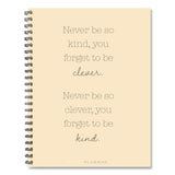 Willow Creek Press Never Be So Kind Weekly/Monthly Planner, 11 x 8.5, Yellow Cover, 12-Month (Jan to Dec): 2026 (WPR58466) Each