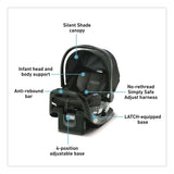 Graco® SnugRide SnugFit 35 ICS Car Seat, Supports Up to 35 lbs, 17.6 x 28 x 29.41, Gotham (GCO2121500) Each