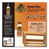 Gorilla® Wood Glue, 8 oz, Dries Light Tan (GOR6200001) Each