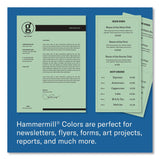 Hammermill® Colors Print Paper, 20 lb Bond Weight, 11 x 17, Green, 500 Sheets/Ream, 5 Reams/Carton (HAM102186CT) Each