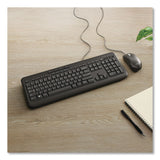 Incase Designed by Microsoft™ Wired Desktop 600 Keyboard and Optical Mouse Combo, USB, Black (ICAAPB00001) Each