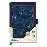 Lifelines® Find Your Path Sensory Journal, Tactile Blue Gel Bead Maze, Wide/Legal Rule, Blue Cover, (80) 8 x 5 Sheets (LLN160101) Each