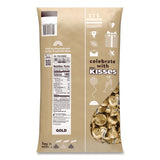 Hershey®'s KISSES with Almonds, Gold Foils, 60 oz Bag (HRSHEC62083) Each