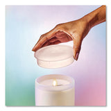 Lifelines® Aromatherapy Essential Oil Flameless Candle Diffuser, Jasmine and Geranium Essential Oil, 5.4 x 5.4 x 6.5, White (LLN111603) Each