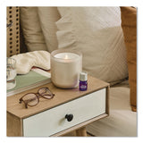 Lifelines® Aromatherapy Essential Oil Flameless Candle Diffuser, Jasmine and Geranium Essential Oil, 5.4 x 5.4 x 6.5, White (LLN111603) Each