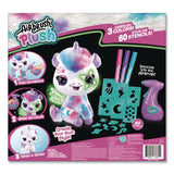 Style 4 Ever™ Airbrush Plush Glow-in-the-Dark Unicorn with Airbrush Tool, (3) Washable Ink Tubes and (60) Stick-On Stencils, Ages 6 and Up (LTP2283308) Each