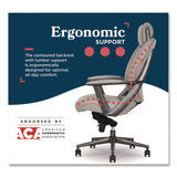 La-Z-Boy® Vannes Ergonomic Executive Chair, Supports Up to 275 lb, 20.5" to 23.5" Seat Height, Light Gray Seat and Back, Dark Gray Base (LZB60101GRY) Each