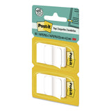 Post-it® Flags Standard Page Flags in Dispenser, 1" Wide, White, 50 Flags/Dispenser, 2 Dispensers/Pack, 24 Packs/Carton (MMM680WE2CT) Case of 2400