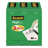 Scotch® Magic Tape Refill, 1" Core, 0.5" x 36 yds, Clear, 108 Rolls/Carton (MMM810H3CT) Case of 108