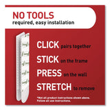 Command™ Damage-Free Hanging Picture Hanging Strip Pairs, (8) XL (0.86 x 4.37), (6) L (0.75" x 3.65"), (2) Med (0.75 x 2.75), Black (MMM17218BLK16ES) Pack of 16