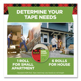Scotch® Sure Start Packaging Tape, 3" Core, 1.88" x 54.6 yds, Clear (MMM3450) Each