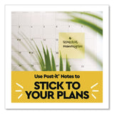Post-it® Notes Original Pads in Canary Yellow, Note Ruled, 3" x 3", 100 Sheets/Pad, 12 Pads/Pack (MMM63012PK) Pack of 12
