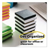 Post-it® Notes Super Sticky Pads in Energy Boost Colors, 3" x 3", Tropical Pink, 90 Sheets/Pad, 5 Pads/Pack (MMM6545SSNP) Pack of 5
