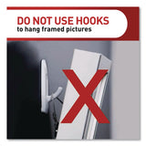 Command™ Large Utility Hooks, Plastic, White, Supports 5 lb, 6/Pack (MMM170036ES) Each