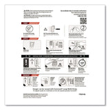 Command™ Folding Clothes Hanger Arm, Individual Slots for Five Clothes Hangers, Plastic, White, Supports 7.5 lb (MMM17029ES) Pack of 5