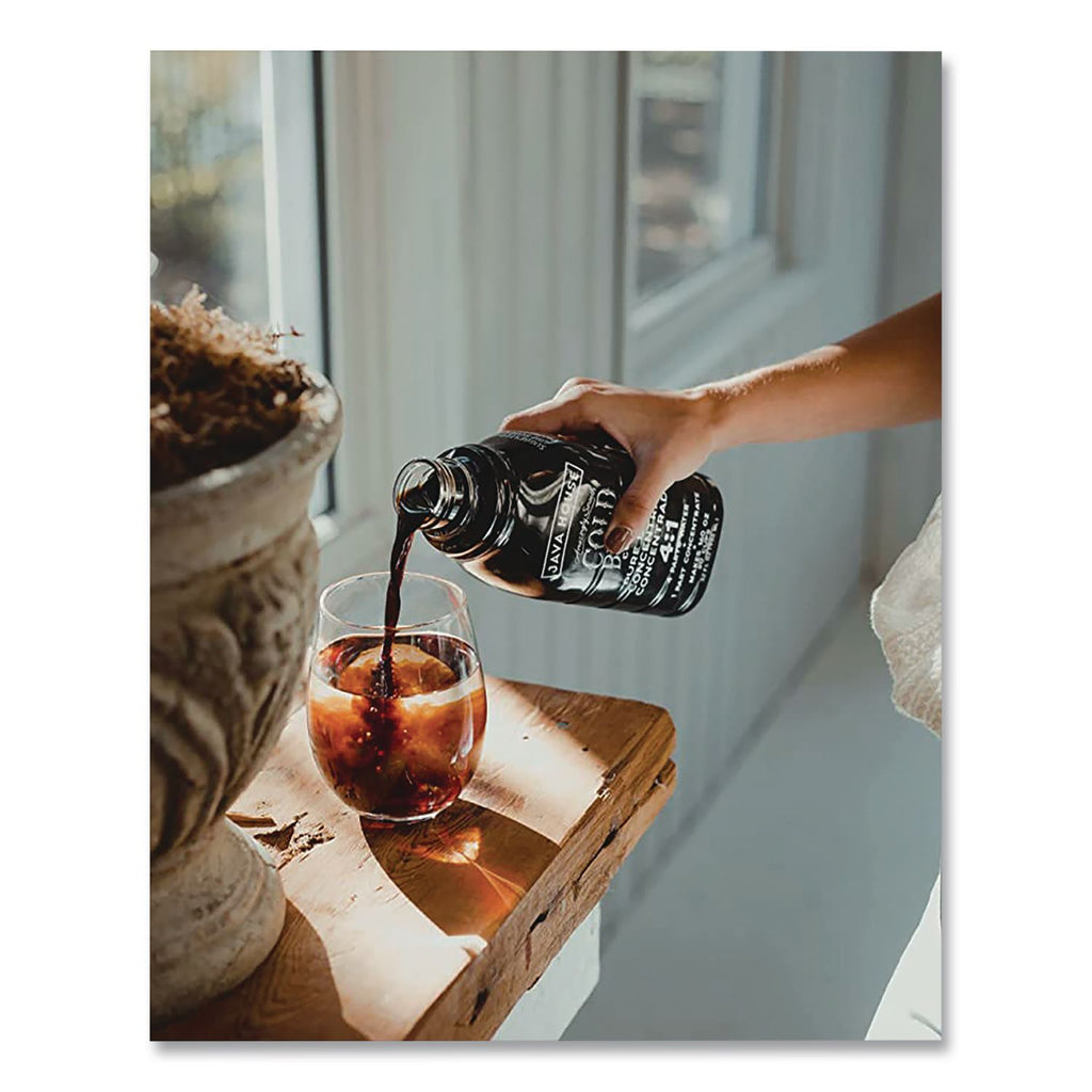 Java House® Cold Brew Coffee Concentrate, Pure Black, 32 oz Bottle (JV ...