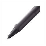 LAMY safari Ballpoint Pen, Retractable, Medium, Black Ink, Black Barrel (LMYL217) Each