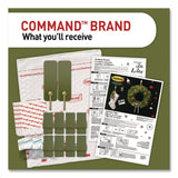 Command™ Limited Edition Decorative Hook Variety Pack, (8) Mini Spring Hooks, (2) Medium Hooks (Supports 3lb), Sage Green/Brass, 10/PK (MMMSGMHP10ESF) Pack of 10