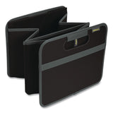 meori® Classic Foldable Storage Box, Large, 2 Sections, 12.6 x 19.69 x 10.83, Lava Black (MOIA100001) Each