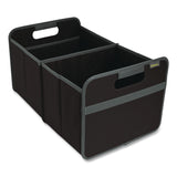 meori® Classic Foldable Storage Box, Large, 2 Sections, 12.6 x 19.69 x 10.83, Lava Black (MOIA100001) Each