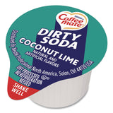 Coffee mate® Dirty Soda Coconut Lime Dairy-Free Liquid Creamer, 0.38 oz Mini Cup, 50/Box (NES33540) Box of 50