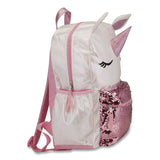 Accessory Innovations Adorable Unicorn Backpack, 12 x 5 x 16, White/Pink (AEIB21GC49266ST) Each