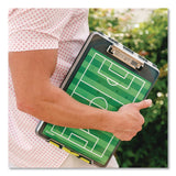 Dexas® ClearView Clipcase Storage Clipboard, 0.35" Clip Capacity, Holds 8.87 x 12.25 Sheets, Gray/Yellow (DSE5717803) Each
