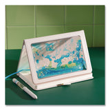 Lifelines® Shake It Up Sensory Journal, Interactive Blue/Green Color-Fusing Oil Ocean, Narrow Rule, Cream Cover, (80) 8 x 5 Sheets (LLN160103) Each