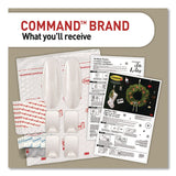 Command™ Limited Edition Decorative Hook Variety Pack, (4) Small (Supports 1 lb), (2) Medium (Supports 3 lb), Plastic, White, 6/Pack (MMMPRMHP6ESF) Pack of 6
