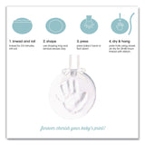 pearhead® Babyprints Handprint or Footprint Keepsake Ornament Kit, 100% Baby Safe Impression Material/Shaping Ring/Ribbon/Pin (PEH50020) Each