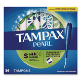 Tampax® Pearl Tampons, Super Absorbency, 36/Pack (PGC00370) Pack of 36
