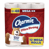 Charmin® Ultra Strong Bathroom Tissue, Septic Safe, 2-Ply, White, 220 Sheets/Roll, 12 Rolls/Pack (PGC32173) Pack of 12