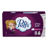 Puffs® Ultra Soft Facial Tissue, 2-Ply, White, 72 Sheets/Box, 8 Boxes/Pack (PGC61971) Pack of 8