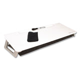 Quartet® Magnetic Steel Dry Erase Desktop Computer Pad, 21 x 7.75, White Surface (QRTQ090F01R) Each