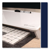 Quartet® Magnetic Steel Dry Erase Desktop Computer Pad, 21 x 7.75, White Surface (QRTQ090F01R) Each