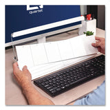 Quartet® Flip-Top Glass Dry Erase Desktop Pad, 18 x 6, White Surface (QRTQ090F04R) Each