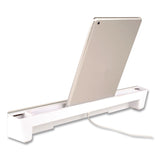 Quartet® Flip-Top Glass Dry Erase Desktop Pad, 18 x 6, White Surface (QRTQ090F04R) Each