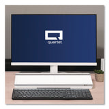 Quartet® Flip-Top Glass Dry Erase Desktop Pad, 18 x 6, White Surface (QRTQ090F04R) Each